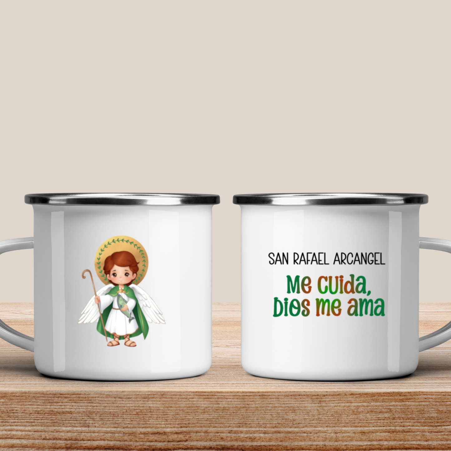 Archangels Enamel Mugs