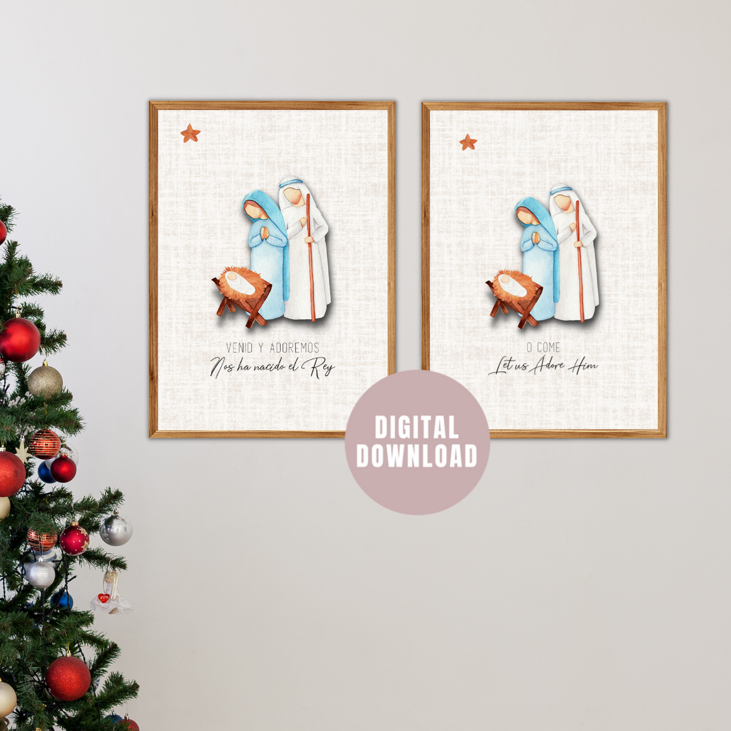 O COME, LET US ADORE HIM. (English-Spanish Version)