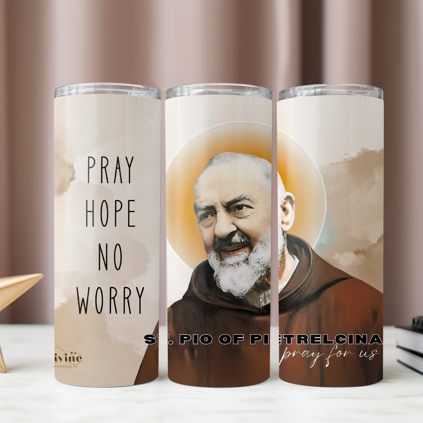 St. Pio of Pietrelcina. Pray, Hope, No Worry.