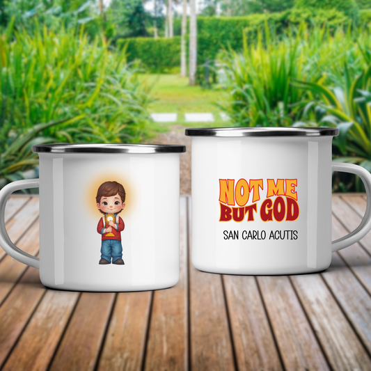 Enamel Mug for Kids — Inspired by Saint Carlo Acutis