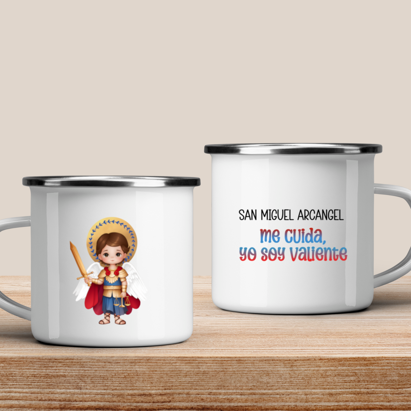 Archangels Enamel Mugs