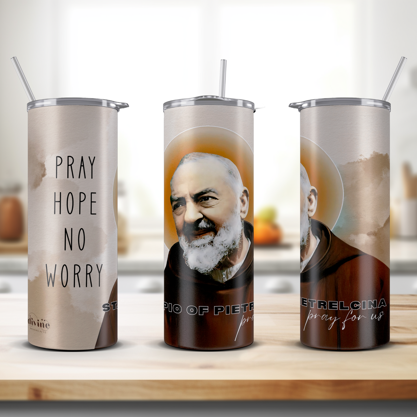 St. Pio of Pietrelcina. Pray, Hope, No Worry.