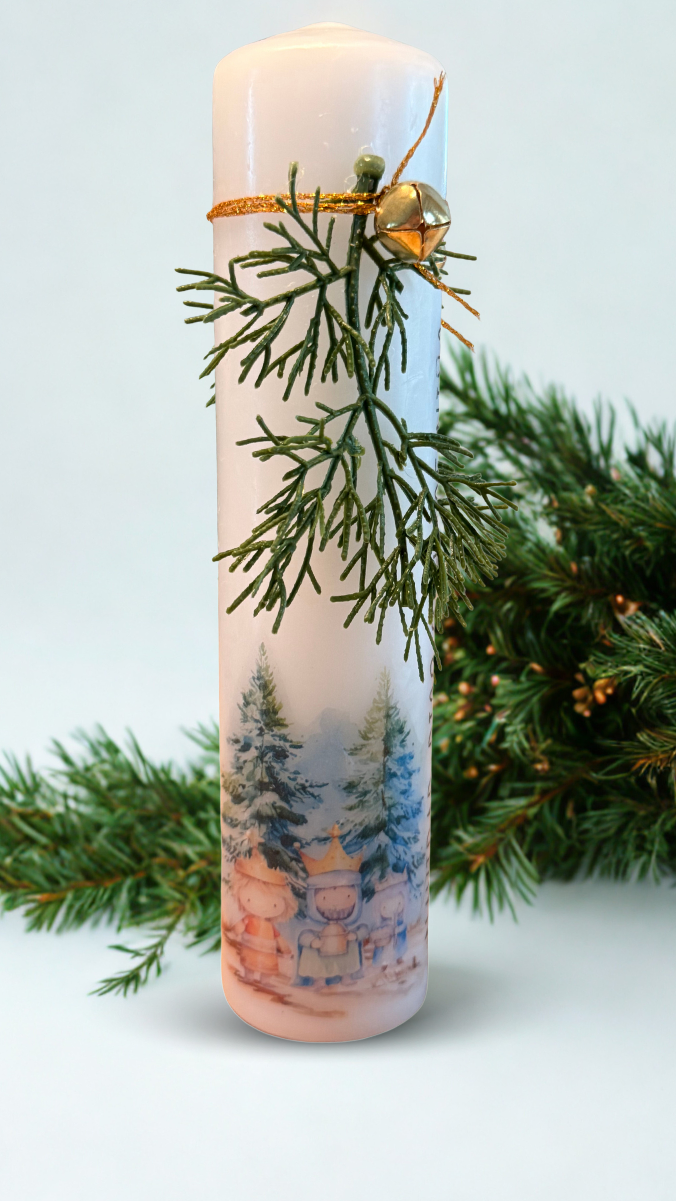 Christmas Special Edition -"God Becomes a Child” Candle (Spanish)