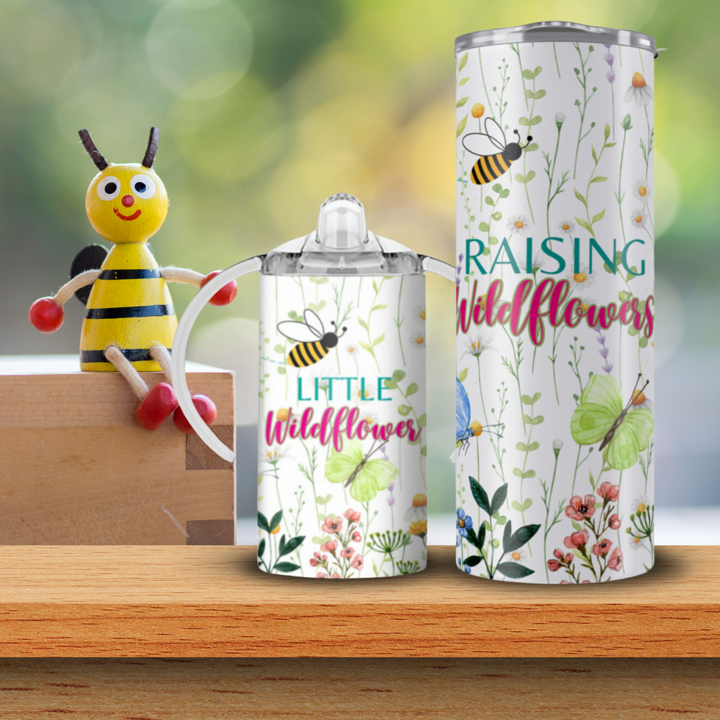 Raising Wildflowers| Little Wildflower Tumbler Set