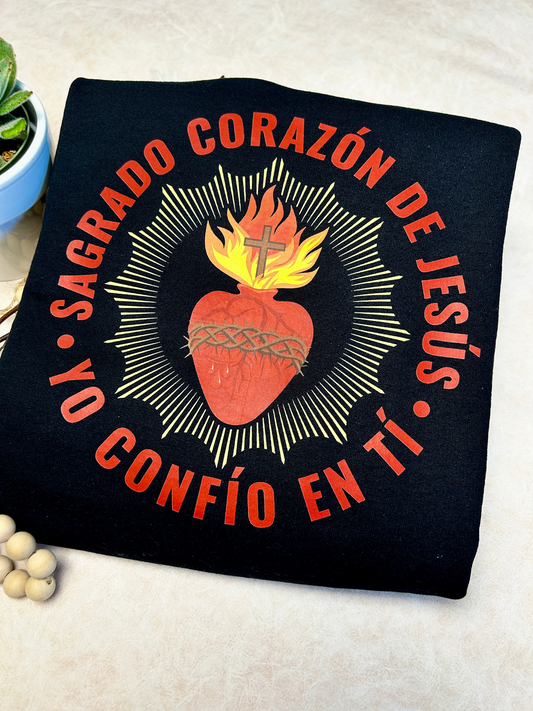 Sagrado Corazon de Jesus Crewneck Sweater
