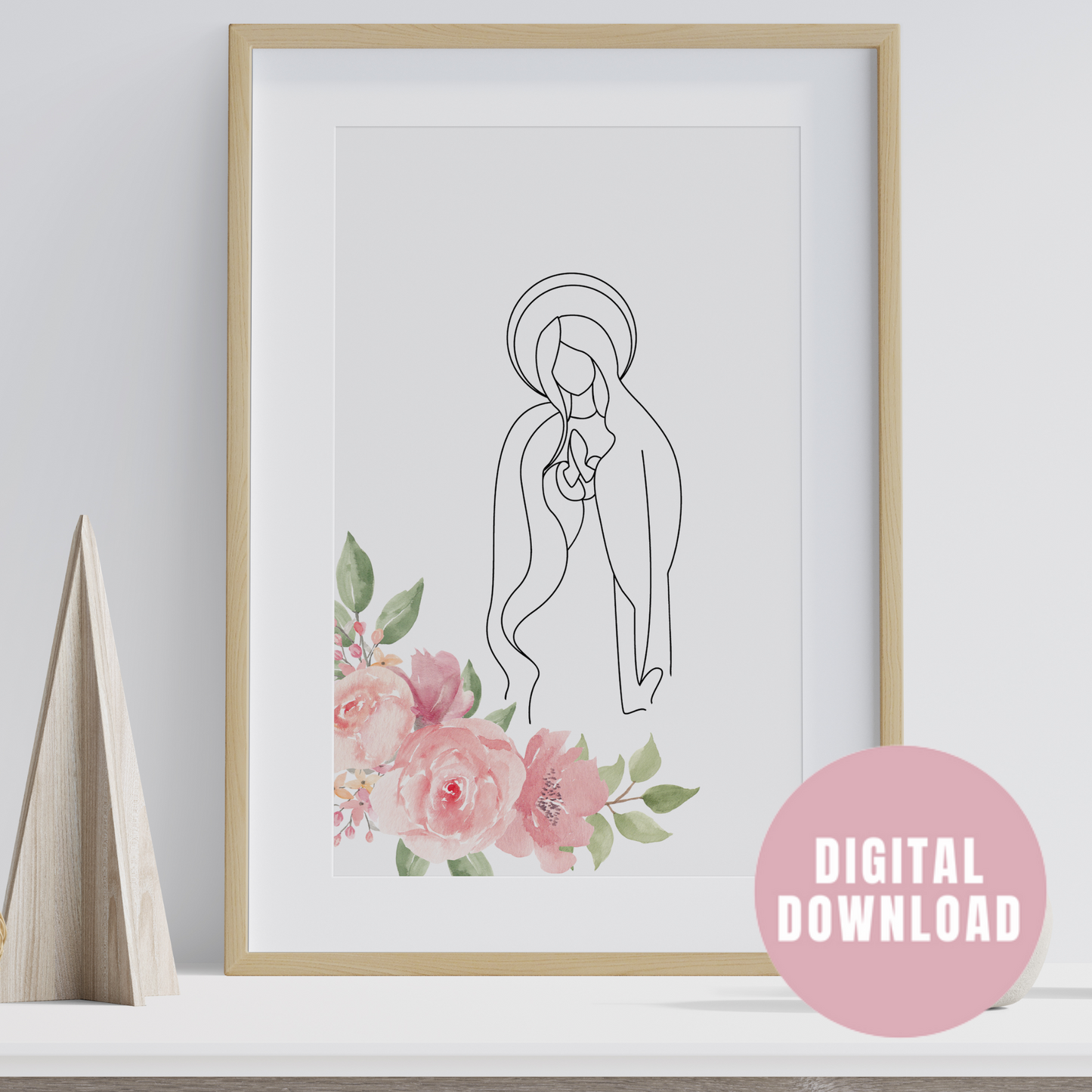 BEHOLD THE HANDMAID OF THE LORD. - Luke 1:38