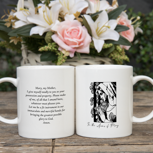 VIRGIN MARY MUG - BLACK